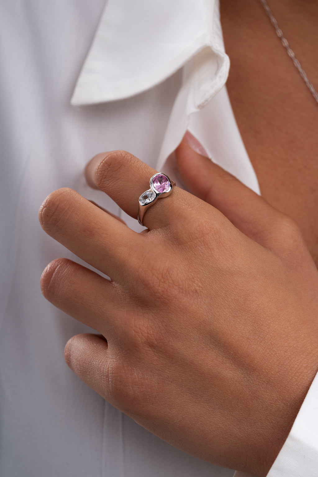 Blush Orbit Ring
