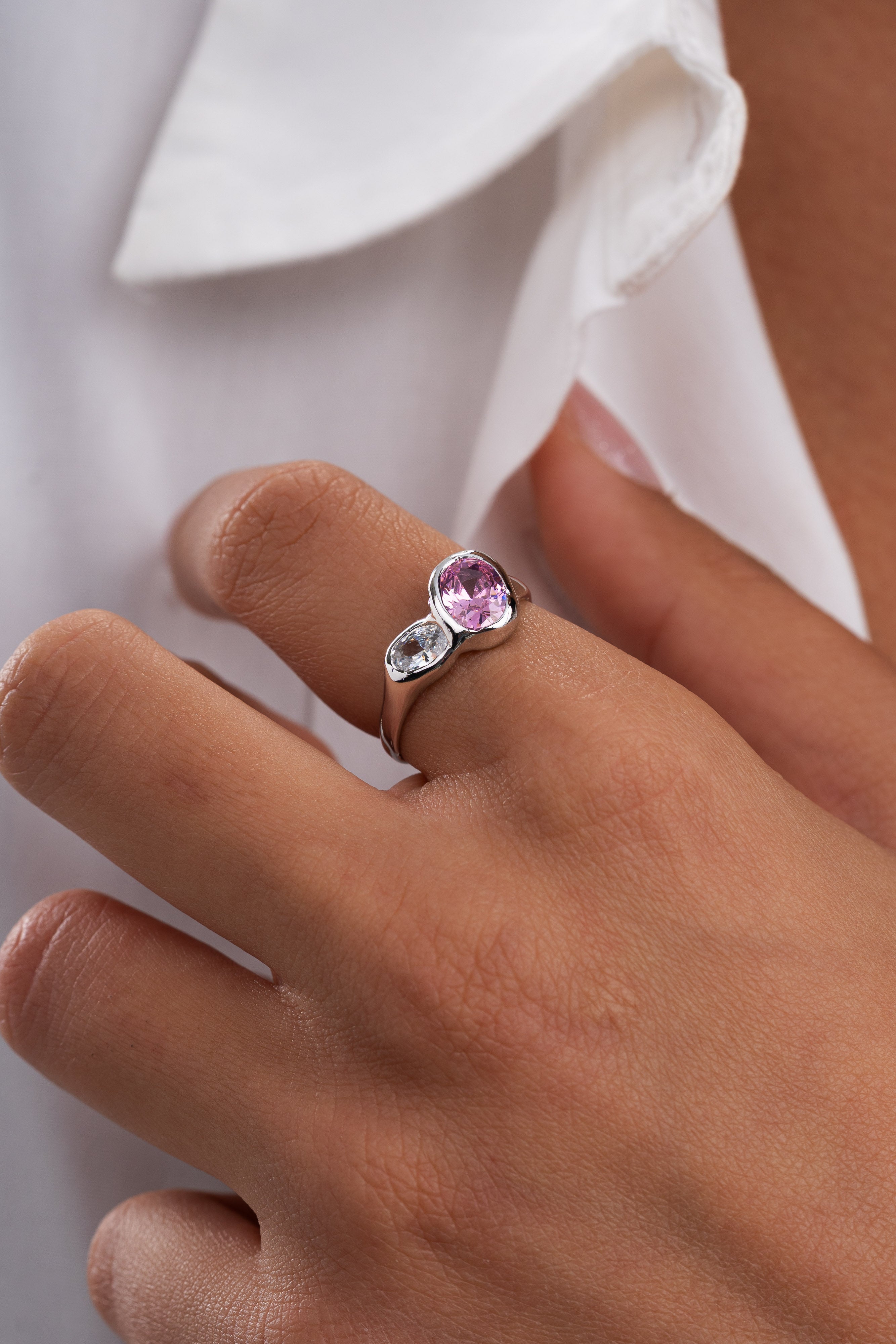 Blush Orbit Ring
