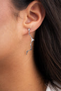 The raindrop earrings